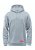 Hoodie Kumho, gråmelerad