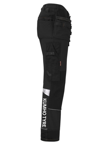 Zoom bild av Hantverksbyxa stretch Kumho, svart